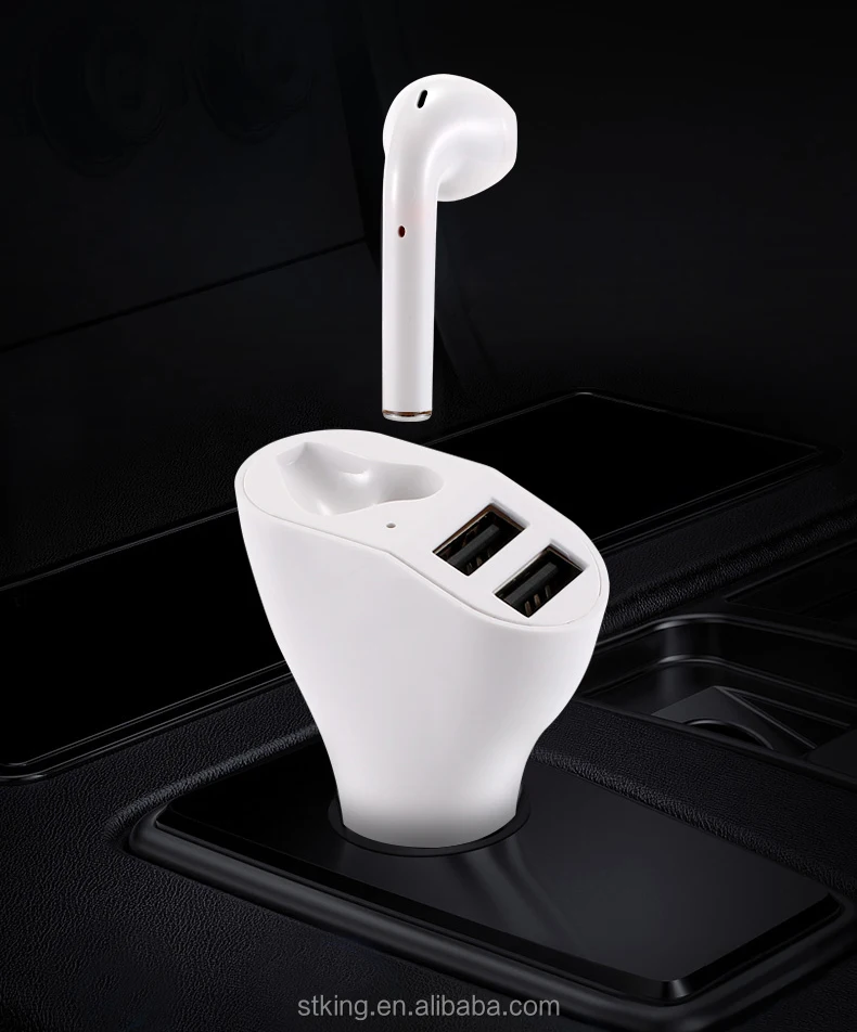 RV2-A TWS Ture Wireless 2 IN 1 IN Vehicle Wireless Headset Headphone Earphone - ANKUX.COM