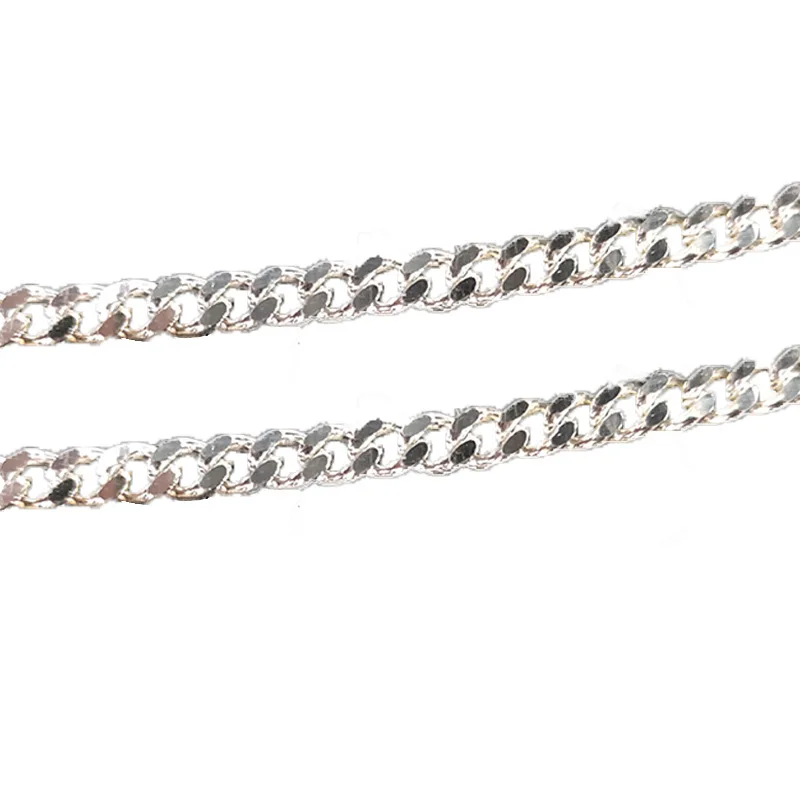 

Sterling Silver 925 Jewellery Wholesale 4mm 6.6mm 8mm 10mm 925 Sterling Silver Cuban Link Chain silver necklace 925