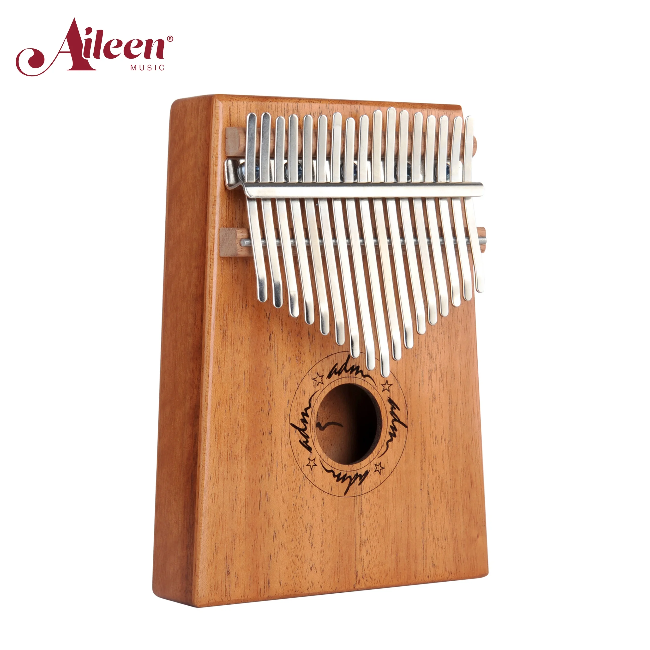 

AileenMusic wholesale 17 keys Solid mahogany thumb piano musical instruments kalimba (KLB07-17)