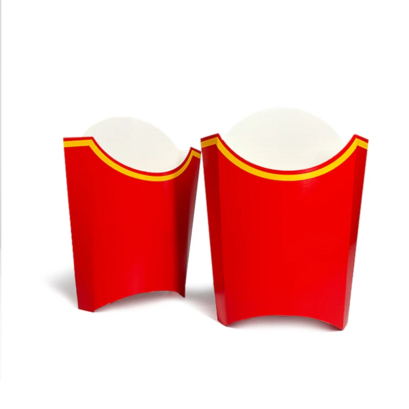 

Food Grade Kraft Paper Chicken Fast Food French Fries Packaging