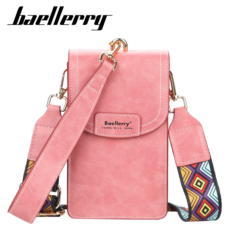 

2021 Brand Baellerry Lady Clutch Wallet With Shoulder Straps Large Capacity Fashion Ladies Baellerry Phone Bag, 10 colors and customization