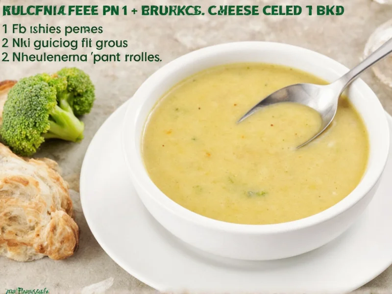 Panera Broccoli Cheese Soup Nutrition Facts Revealed