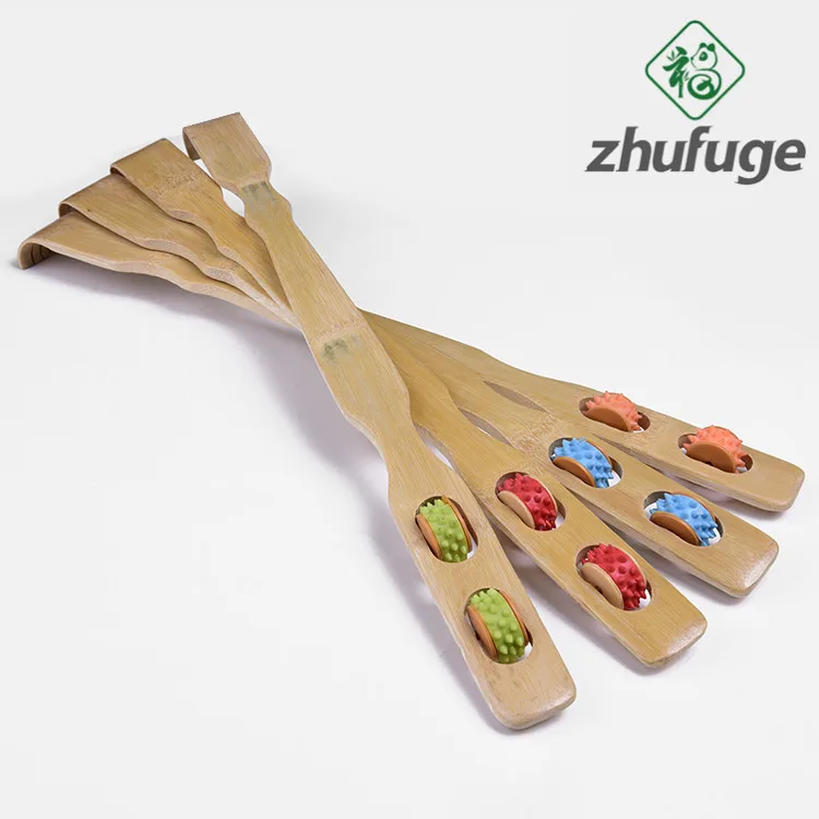 
Back Itch Scratcher Natural Bamboo Eco Friendly LOGO Customized 18 Inches Long Neck Massage Tool Neck Massager 