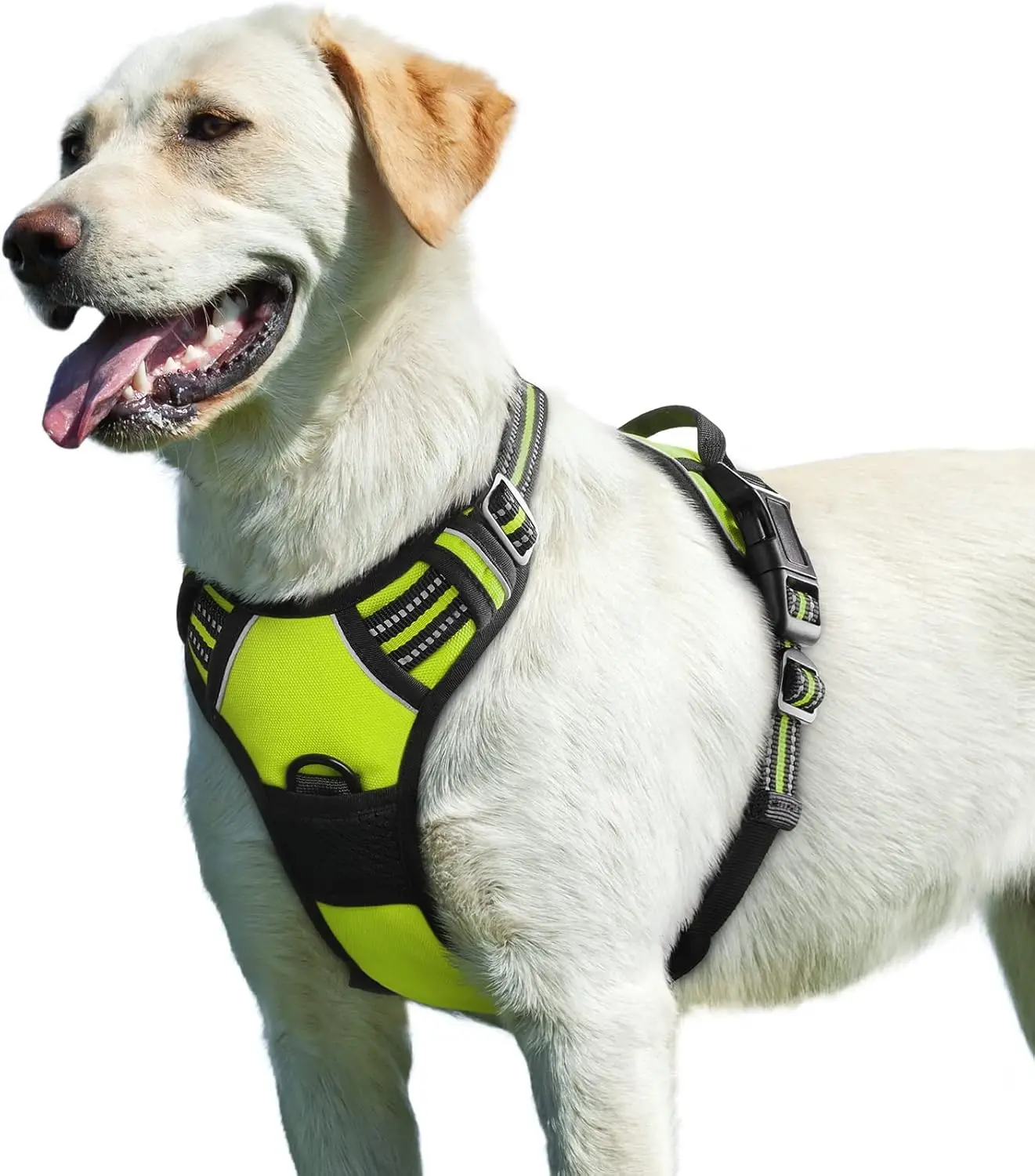 Dog Harness for Large Dogs-No Pull Vest Reflective Strips Sport Fashion Adjustable Control Handle Nylon Comfortable Easy Walking