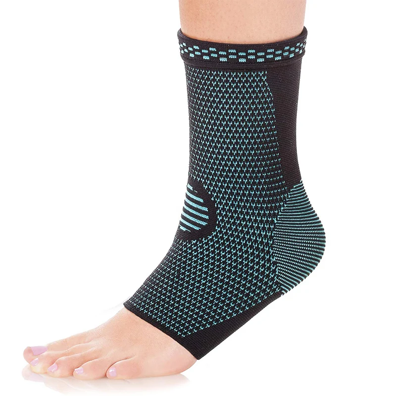 

Amazon Sports Ankle Compression Support Sleeve Ankle Brace for Injury Recovery, Joint Pain, Arch Support, Eases Swelling, Black