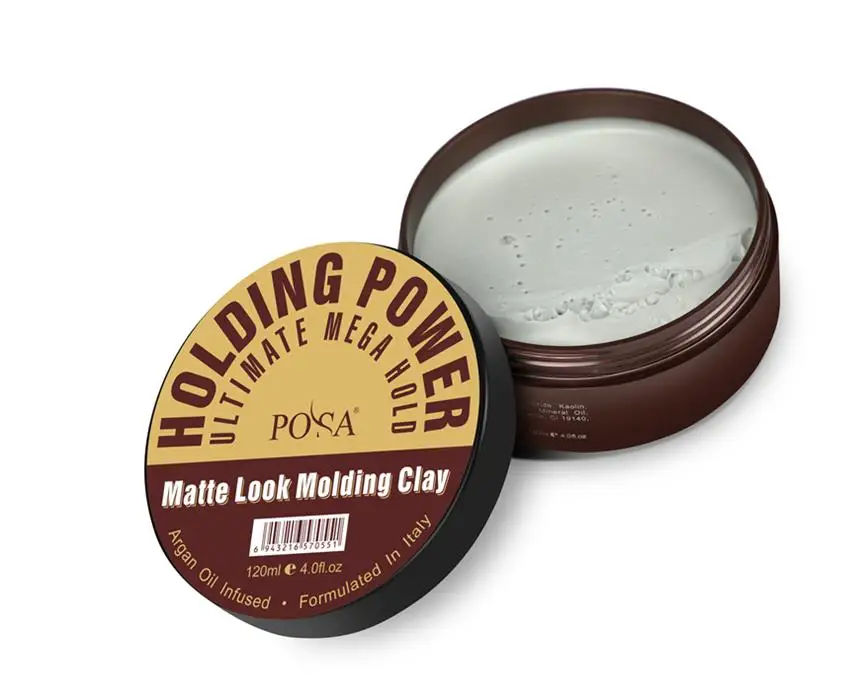 

POSA Private Label Travel Size Matte Look Power Molding Clay With Argan Oil Up to 24-Hour Styling Protection