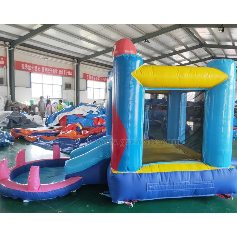 

China commercial Factory direct jumping bouncers inflatable combo slide and bouncer for kids and adult, Customized color