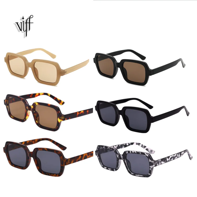 

VIFF HP20594 Wholesale Brand Designer Tortoiseshell Shades Custom Logo Sun Glasses Sunglasses Fashion Square Sunglasses 2022