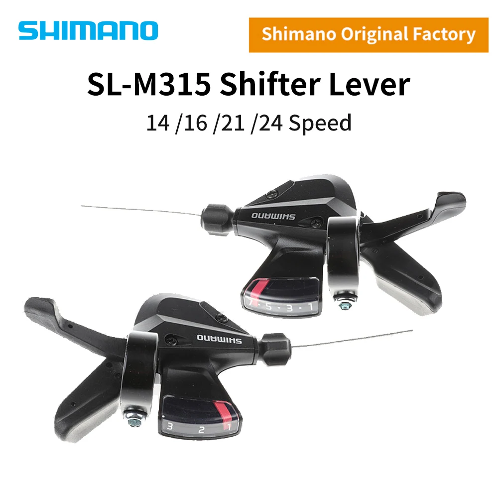 

SHIMANO Altus SL-M315 SL-M310 MTB Shifter 2X7 2X8 3x7 3x8 2 3 7 8 14 16 21 24 S Speed Mountain Bike Shift Lever Set