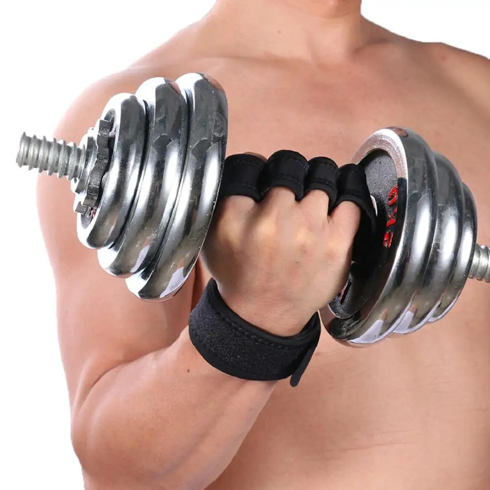 Free FBA Service Custom Half finger Gym Gloves Fitness Weight Lifting