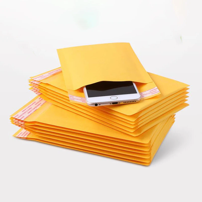 Customized Size Self-seal Kraft Paper Mailer Tyvek Mailing Bags