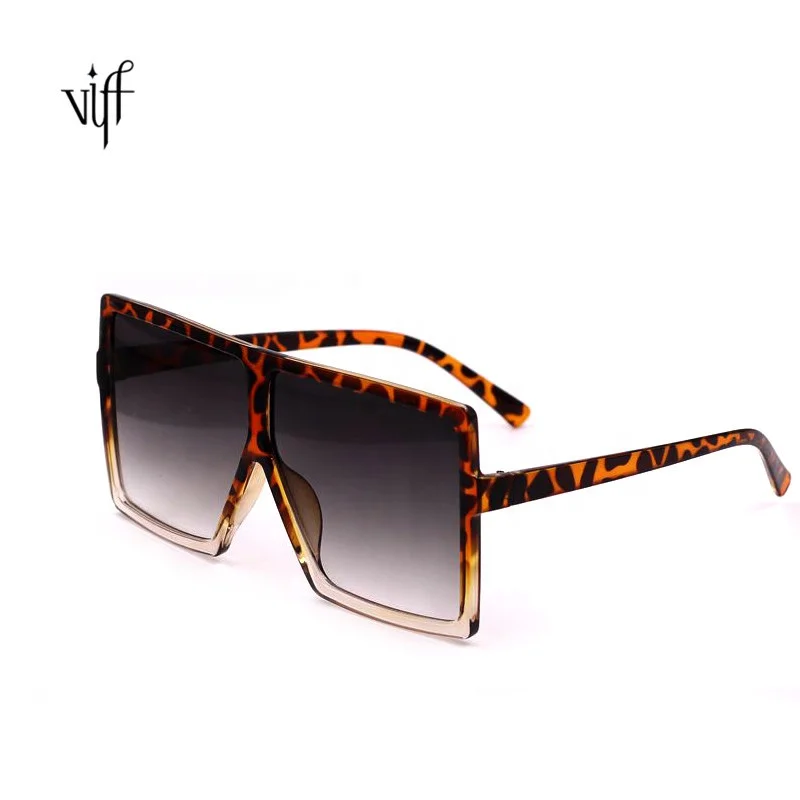 

VIFF Brand Designer Newest Fashion Sunglasses HP20427 Bend Leg Trendy Colorful Lens Women Oversize Shades Sun Glasses Sunglasses