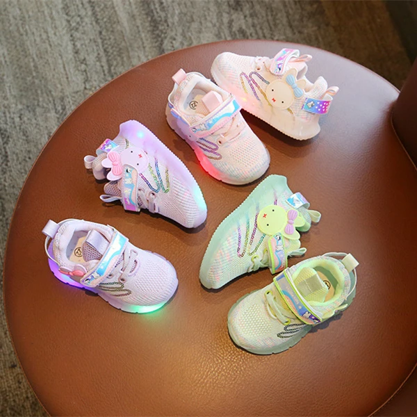 

Hot Selling Designers Casual Running Flashing Light Up Led Children Sport Boy Girls Baby Kids Shoes