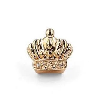 

Hop Gold Single Teeth Grillz Rhinestone Crown Removable One Top Fang Tooth Caps
