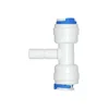 "T" stem/ping in tee quick connector
