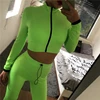 new release custom plain hoodies soft comfort sports women crop fleece zipper jackets