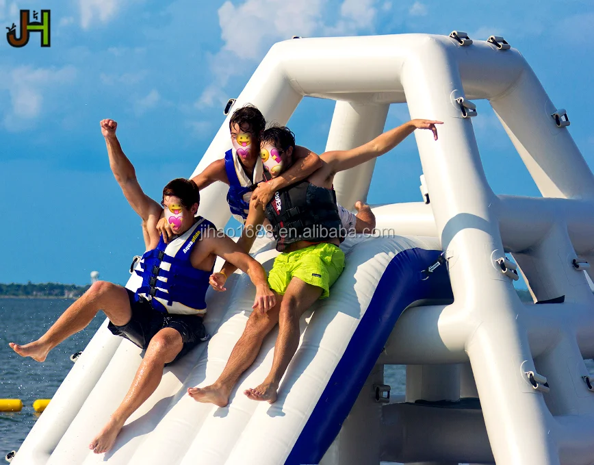 Inflatable Water Slide Pool Inflatable Pyramid Ladder Climbing Wall
