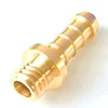 custom cnc machined brass gas hose adaptors thread tube pipe compression fittings