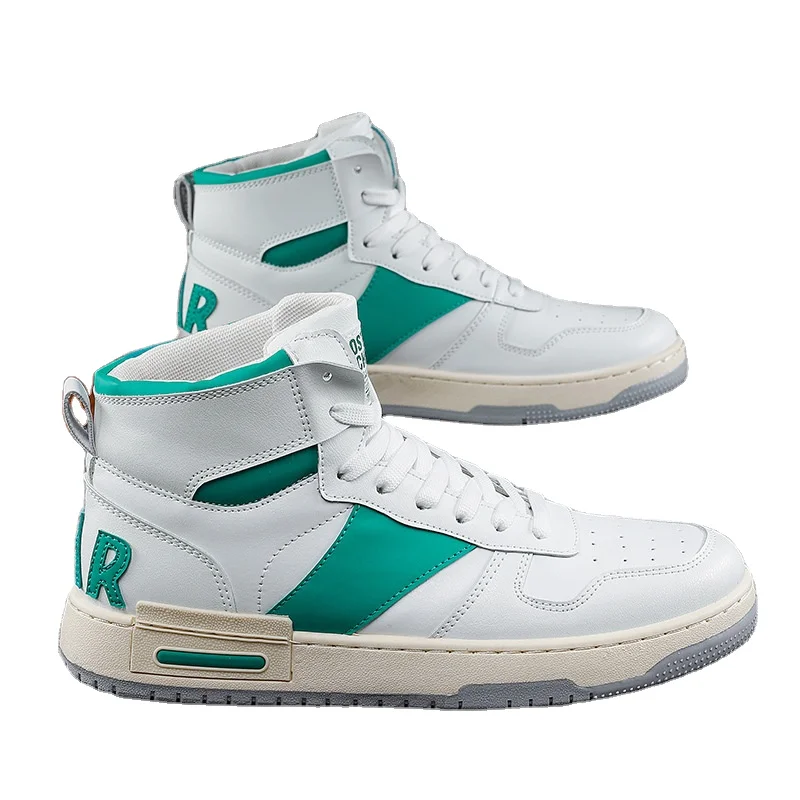 

Custom Leather High Top Men'S Gym Fashion Sneakers Casual Shoes Gym Shoes For Men