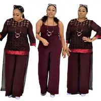 

2019 New fashion elegant turkey african women office 2PCS SUIT