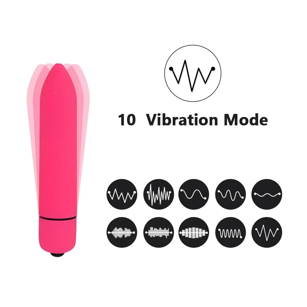 Mini Bullet Vibrator Sex Toy For Women 10 Speeds G Spot Vibration Vagina Vibrator Clitoris 