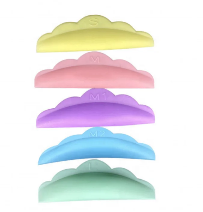 

2021 hot sale under eye silicone pad colorful perm lash gel pad
