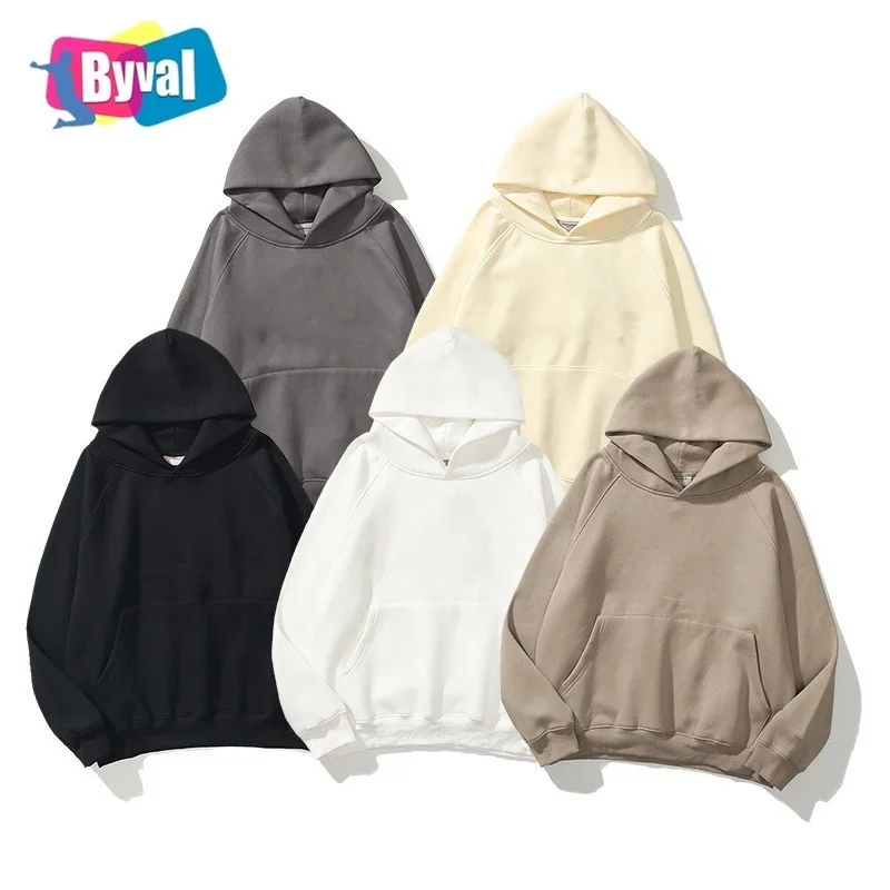 

Hot sale Newest Men's Pullover Hoodies Sweatshirt Long Sleeve French Terry Oversize Custom Logo DIY For Unisex