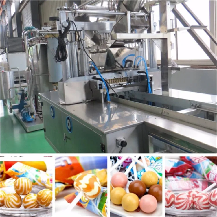 Small confectionery hard soft jelly lollipop gummy candy making machine lollies machine