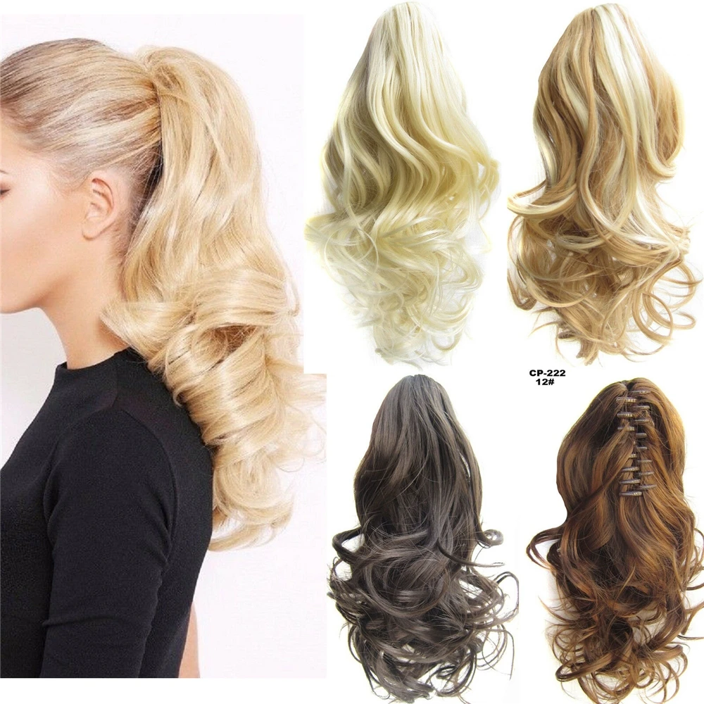 

Short Tiny Claw Ponytail Hair Small Palm Synthetic Ponytail Hair Extension