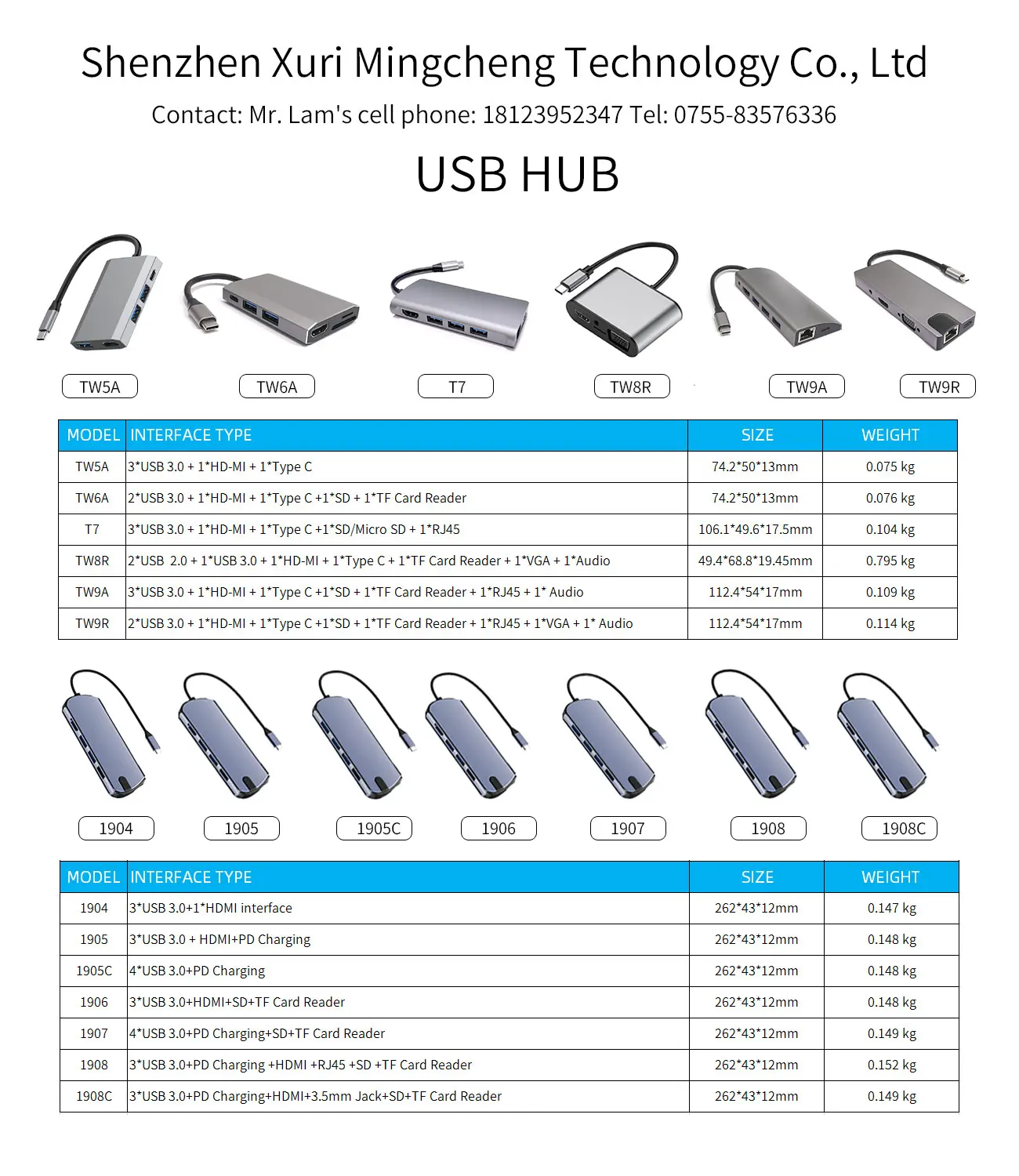 Usb C Hub Pcb Board Supply With 4* Usb 3.0 Ports And I* Pd Charging ...