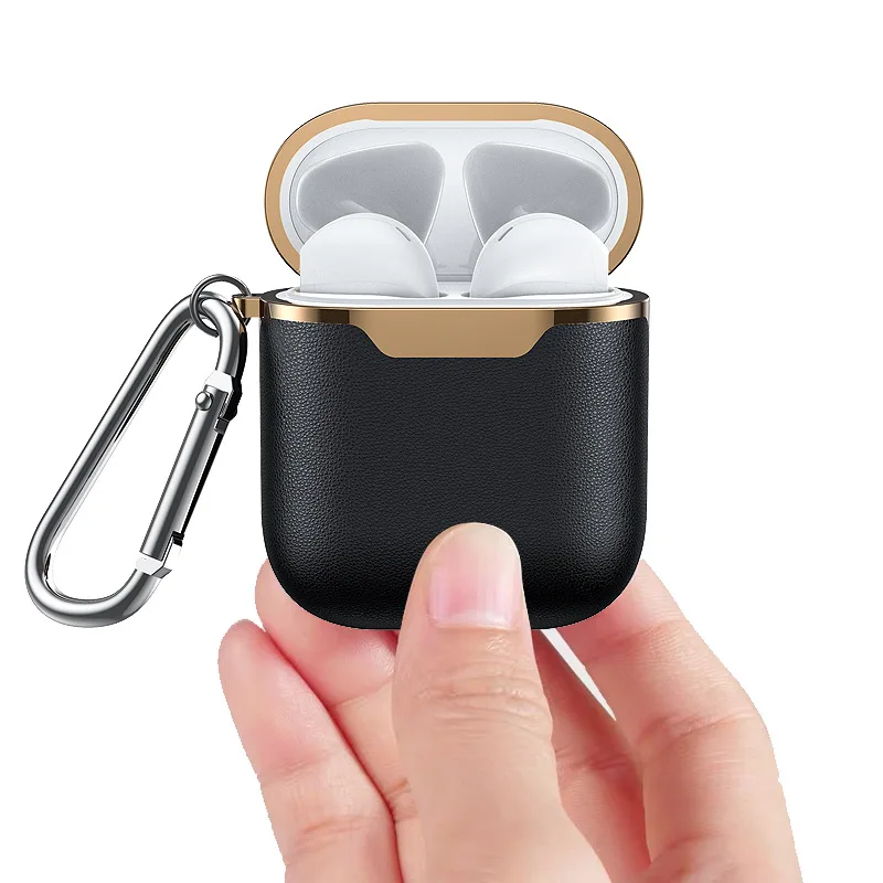 

leather case for airpod i12 for airpods 2 protective cover
