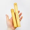 100 units custom logo - Biodegradable Organic Bamboo Tube Box Bambu Case for Toothbrush or Cigar