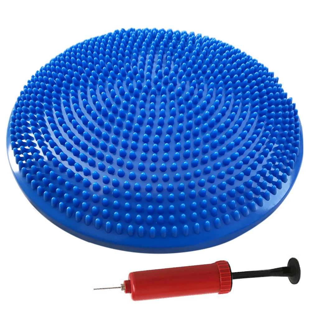 

Balance Disc Durable Inflatable Massage Ball Pad Stability Cushion Free Hand Pump For Sports Gym Fitness Yoga