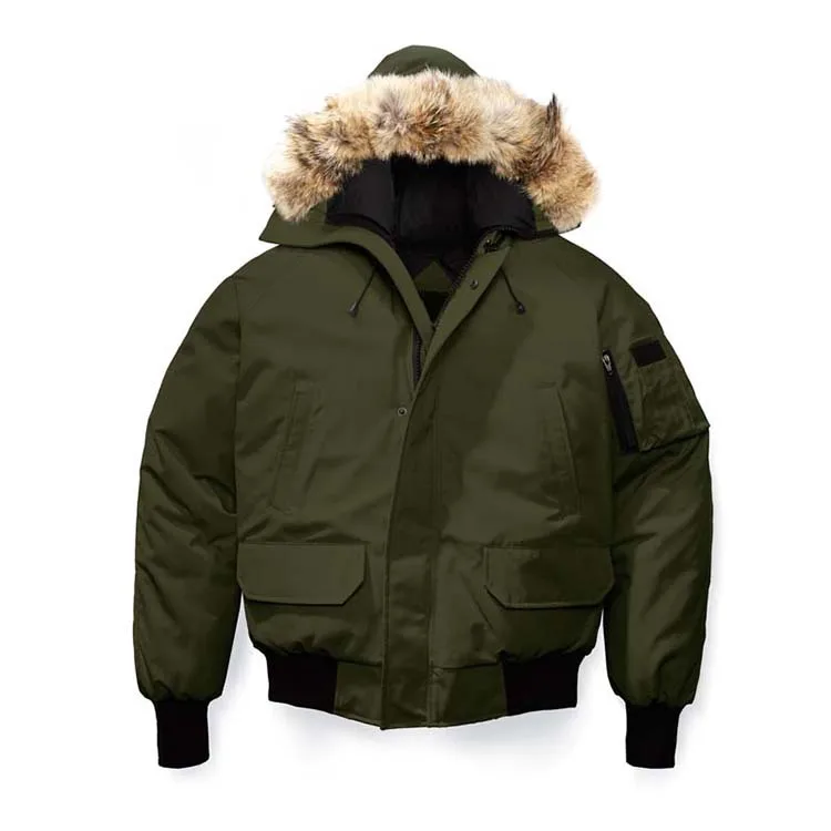 

DHL Free shipping Top Quality E01 Big Fur Collar Canada Men's Goose Down Jaket Winter Thermal Windproof Jacket for Men, Red blue green black