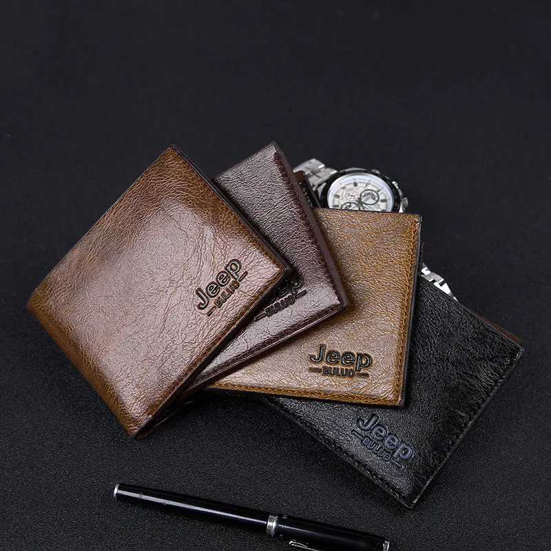 

wholesale best selling new short style pu leather men's wallet coin purses for man/men's bags