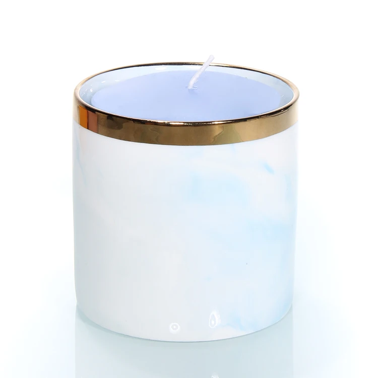 

Wholesale Custom Logo Matte Empty Cement Candle Container colorful Concrete Ceramic Candle Jar with Lid