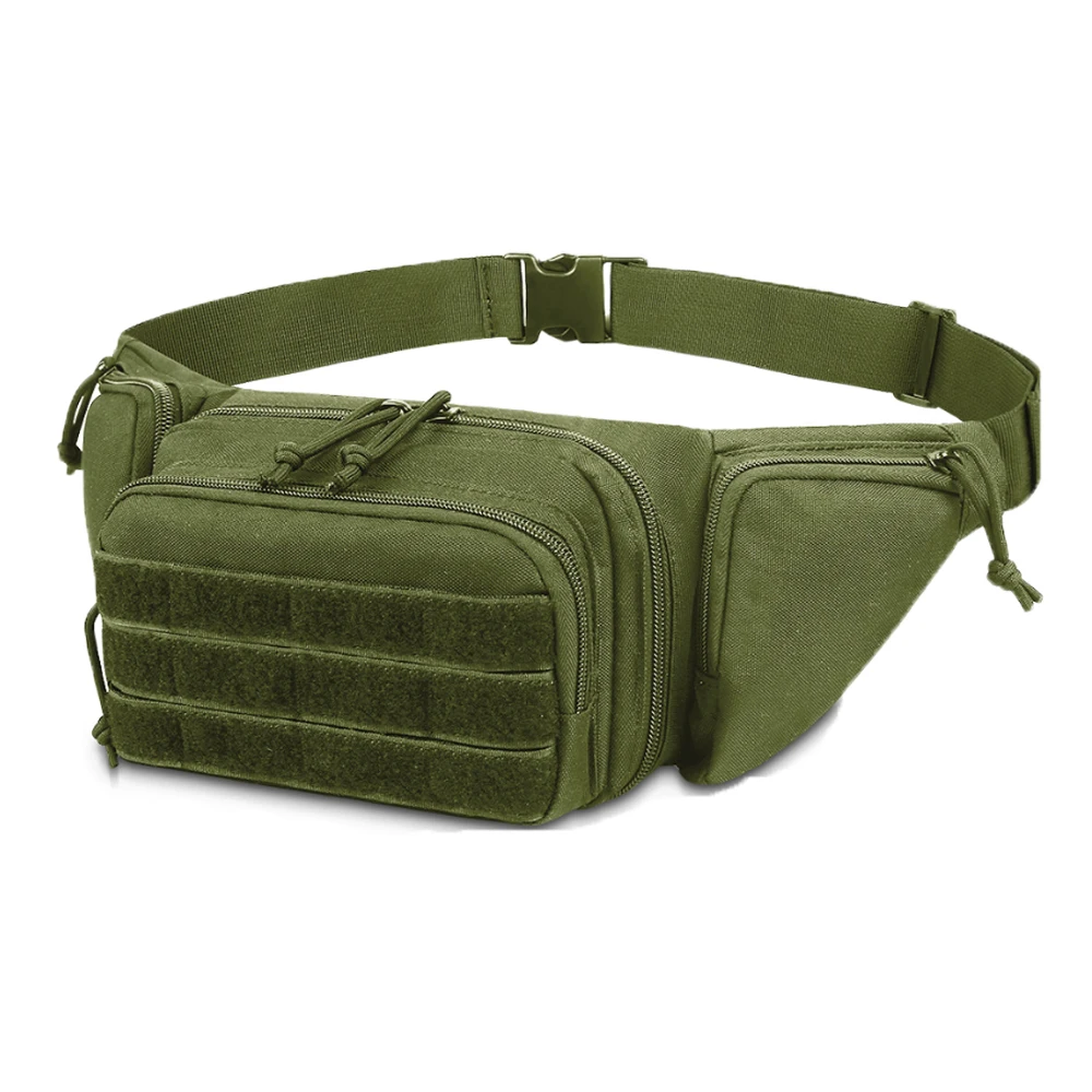 

Tactical Gun Pistol Waist Pack Chest Waist Concealed Handgun Bag With Military Pistol Holster Fanny Pack, Black/green/khaki/cp/black cp