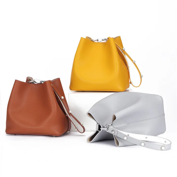 

Elegance Latest New Lady Bucket bags Women Handbags Ladies Shoulder Bag Wholesale, Yellow,black,gray