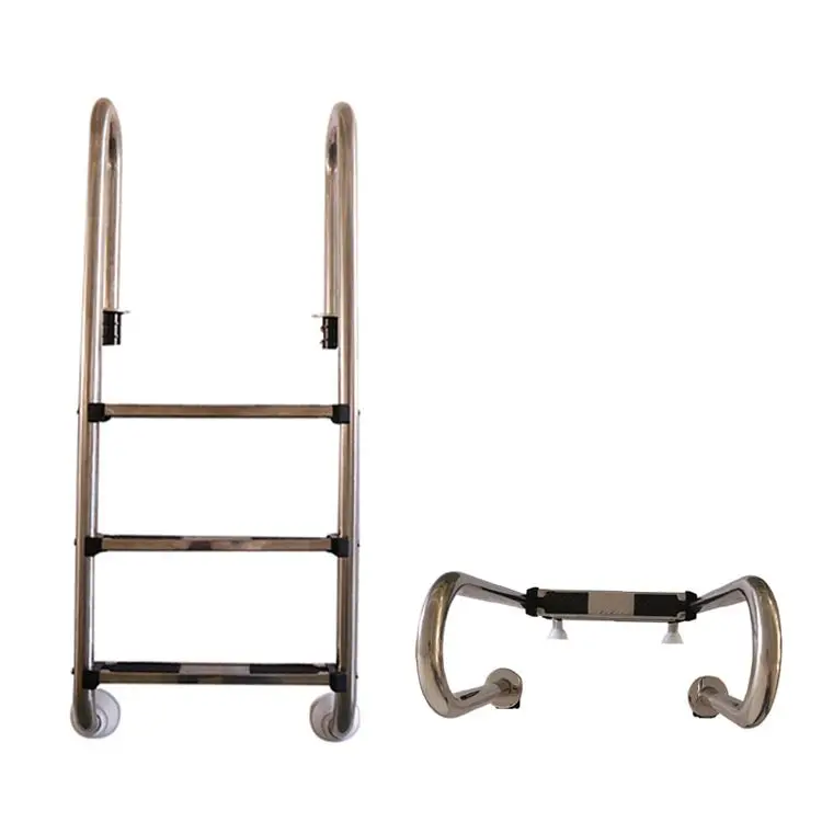

Simple beautiful appearance layers of reinforcement mounted swimming pool ladder