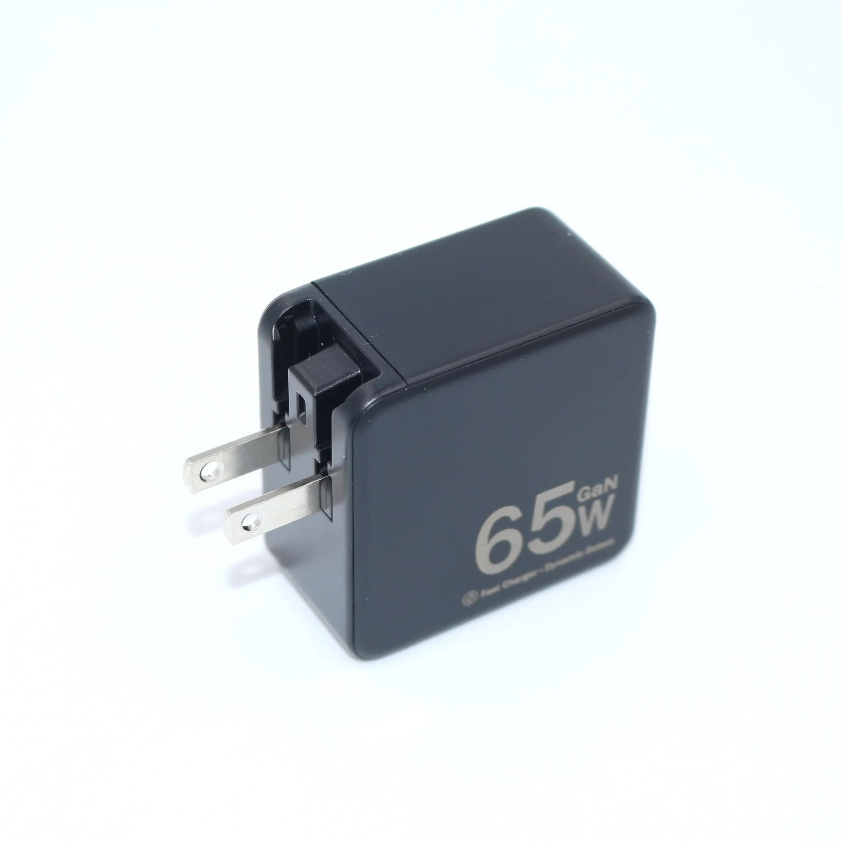 

2021 Christmas smart slim fodable adapter pd gan charger in 65W qc 3.0 wall charger