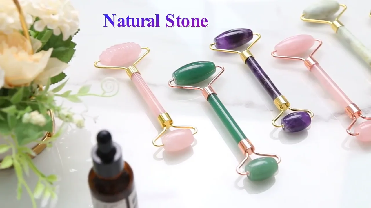 Jade Vibration Energy Beauty Bar Massager 24K Gold Facial Jade Beauty Bar, View 24K Gold Facial