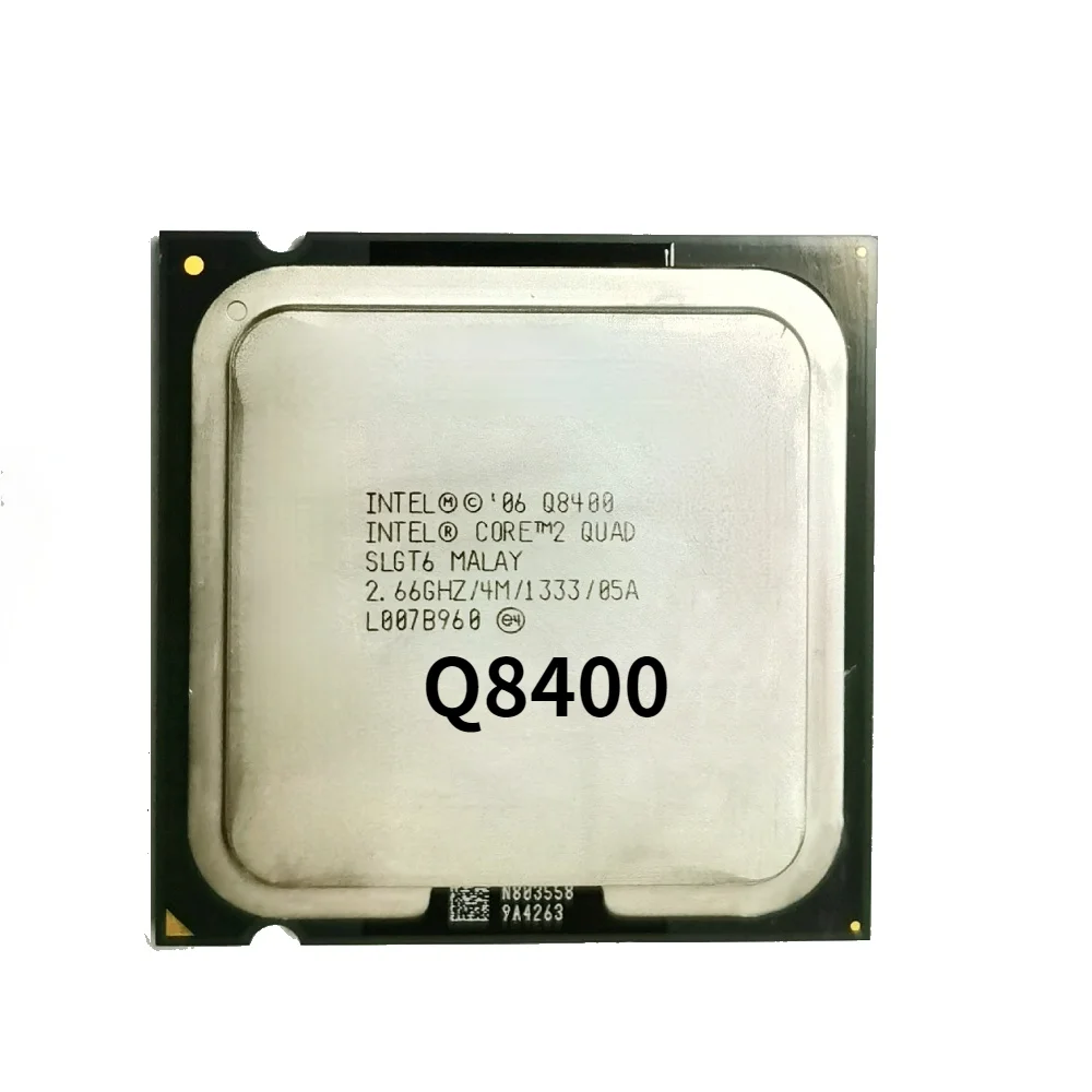 

Intel Core 2 Quad Q8400 Processor 2.66GHz 95W LGA 775 4MB Cache FSB 1333 Desktop LGA775 CPU tested 100% working