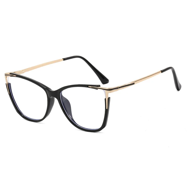 

8029 Custom logo eyeglasses frames Blue Light Blocking Glasses Fashion TR90 Frame Transparent Eyewear Anti UV Computer Glasses
