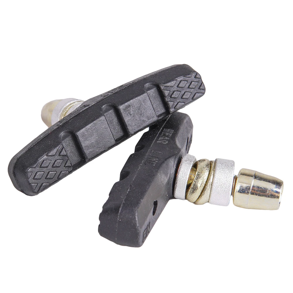 

ZTTO 1 Pair MTB Mountain Bike Road Bicycle Cycling Braking V-Brake Pads Blocks Holders Durable Rubber Shoes 65mm