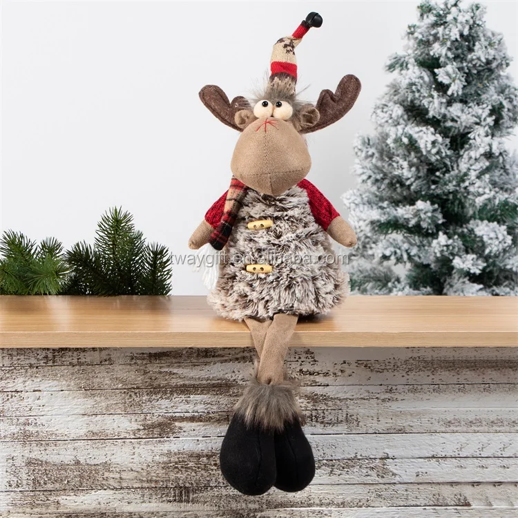 stuffed reindeer decor