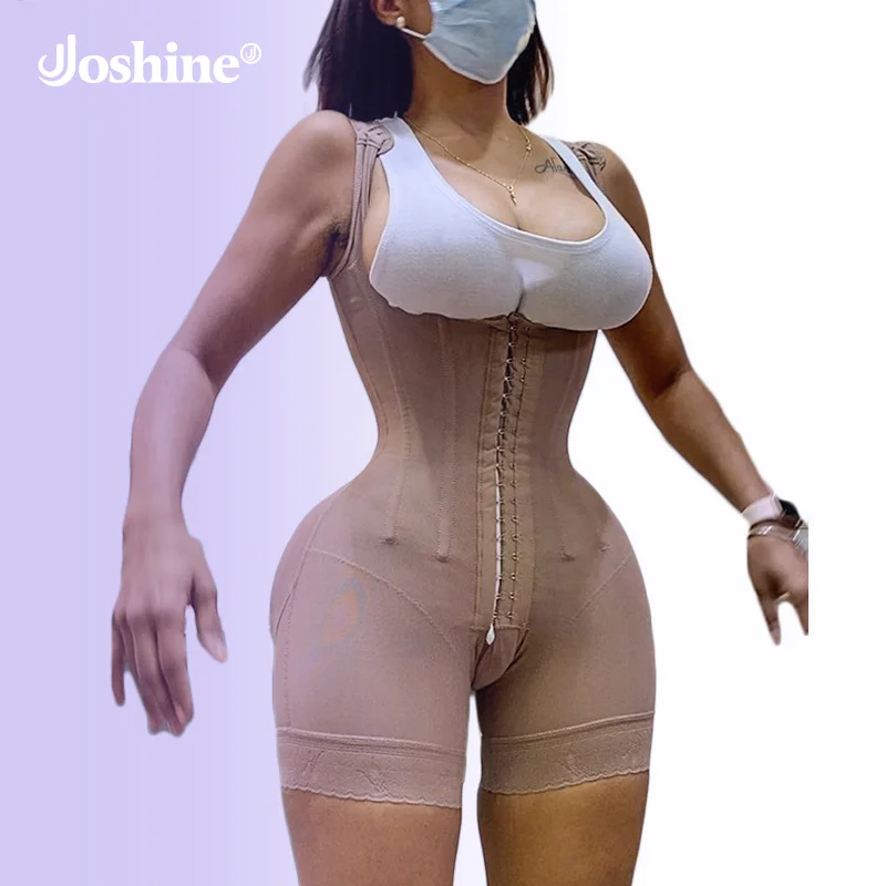 

Fast Delivery Tummy Control Sport Workout Body Shaper Skims Shapewear Steel Boned Corset Shapewear For Women, Beige/rosybrown/black