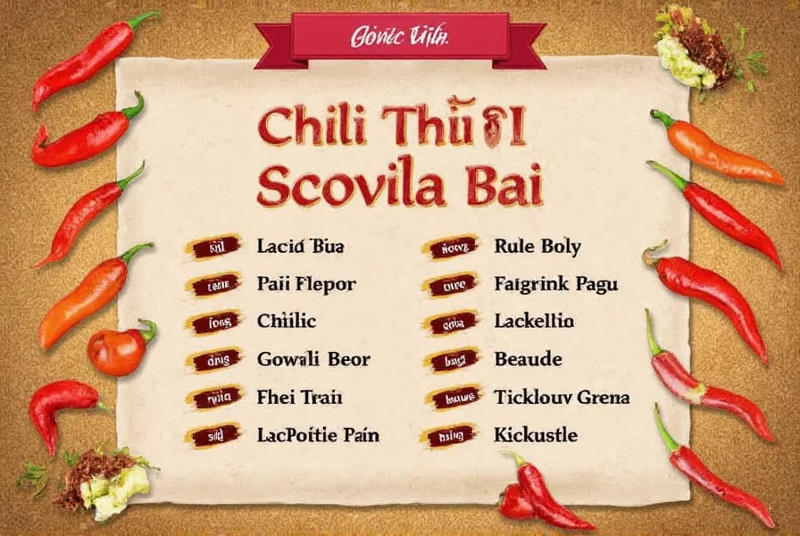 the heat of thailand a spicy guide to thai chili scoville units