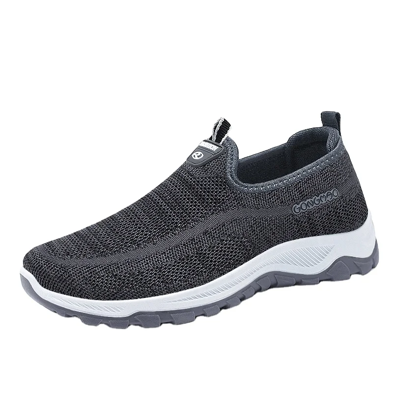 

Airy Breathing Soft Grey Hard-Wearing Shoes For Men New Styles Men Casual Branded Shoes, 2 colors