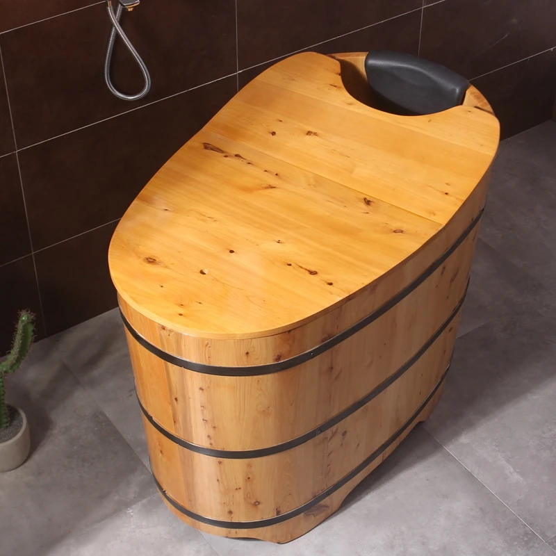 Foshan Ningjie Wooden Bathtub Freestanding Cedar Wood Bathtub Buy