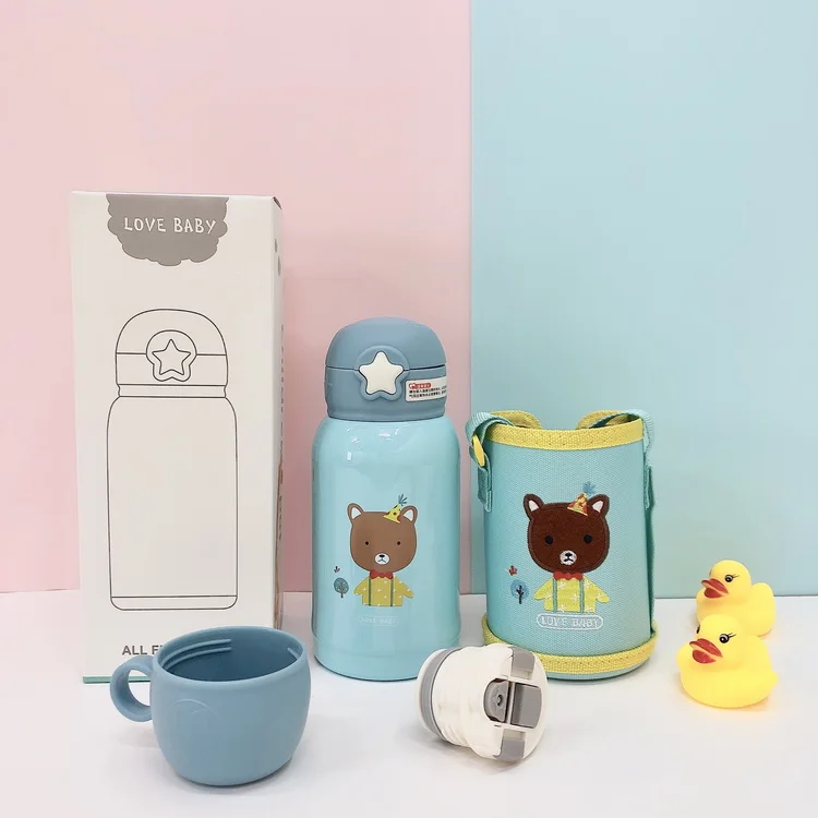 

Double Wall Flip Straw Insulated 316 Stainless Steel Water Bottle Kids Vacuum Cup, Picture